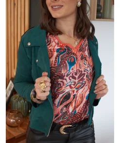 Tops / Blouses>La boutique de Lilie BLOUSE NOELIE Orange