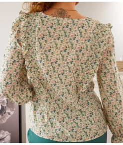 Tops / Blouses>La boutique de Lilie BLOUSE ROMIA Vert