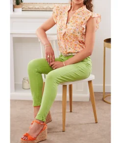 Tops / Blouses>La boutique de Lilie BLOUSE SAMIA Orange