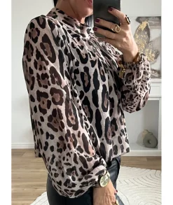 Tops / Blouses>La boutique de Lilie BLOUSE SANDRINE Taupe