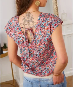 Tops / Blouses>La boutique de Lilie BLOUSE VALERIANE Rouge