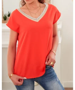 Tops / Blouses>La boutique de Lilie BLOUSE ZELYA Corail