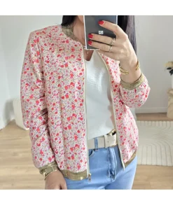 Vestes>La boutique de Lilie BOMBERS AMELIE Rose