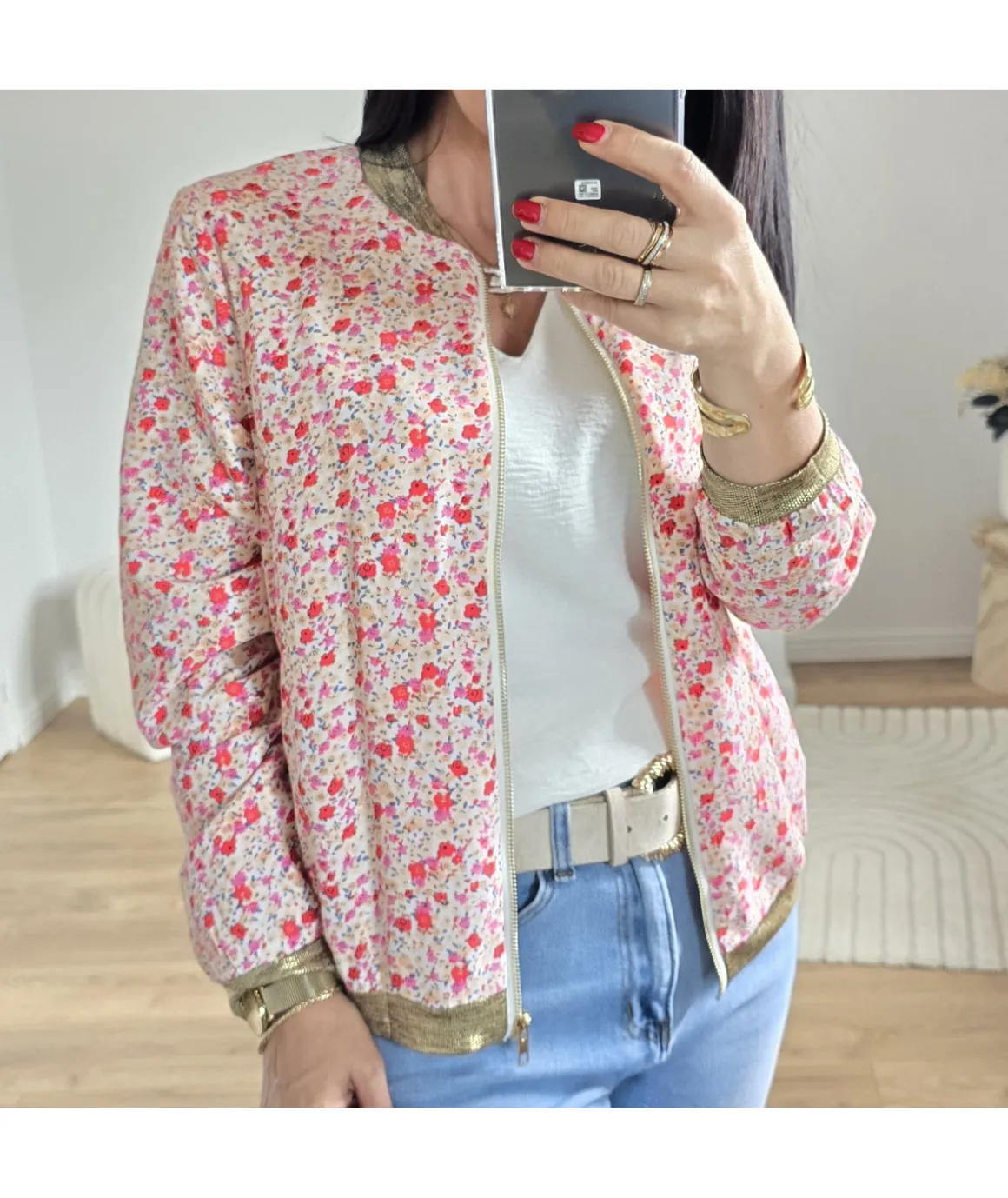 Vestes>La boutique de Lilie BOMBERS AMELIE Rose