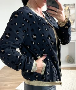 Vestes>La boutique de Lilie BOMBERS AZELIE Noir