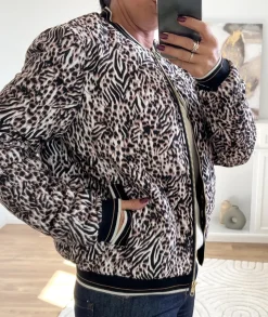 Vestes>La boutique de Lilie BOMBERS BARBARA MATELASSE Taupe