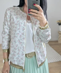 Vestes>La boutique de Lilie BOMBERS FELICIA Blanc