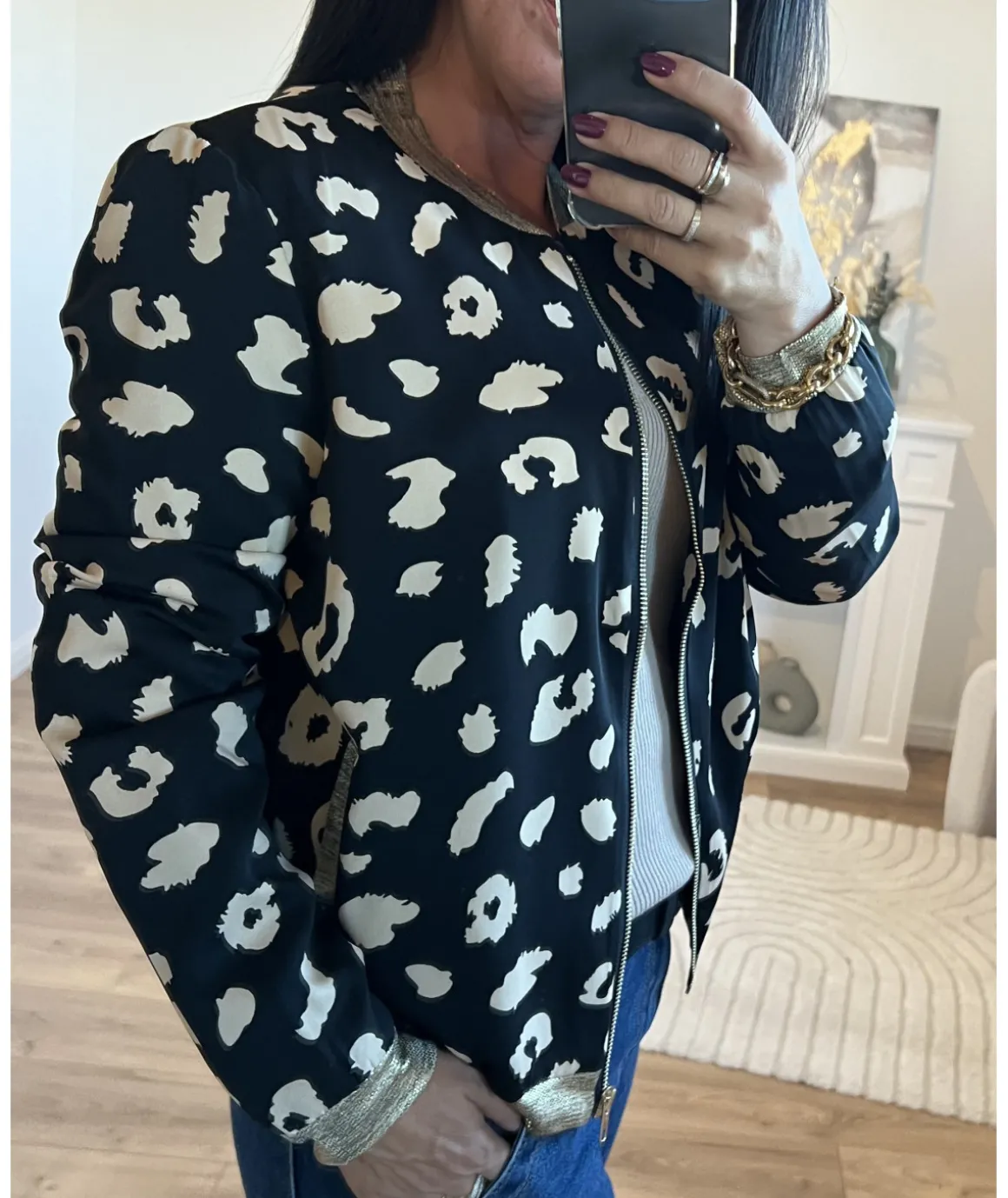 Vestes>La boutique de Lilie BOMBERS LEO Noir