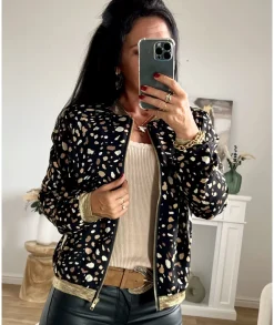 Vestes>La boutique de Lilie BOMBERS LORENZA Noir