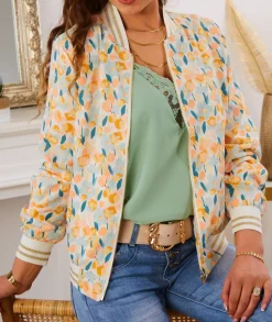 Vestes>La boutique de Lilie BOMBERS LOUISE Orange