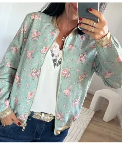 Vestes>La boutique de Lilie BOMBERS LUCIE Vertdeau