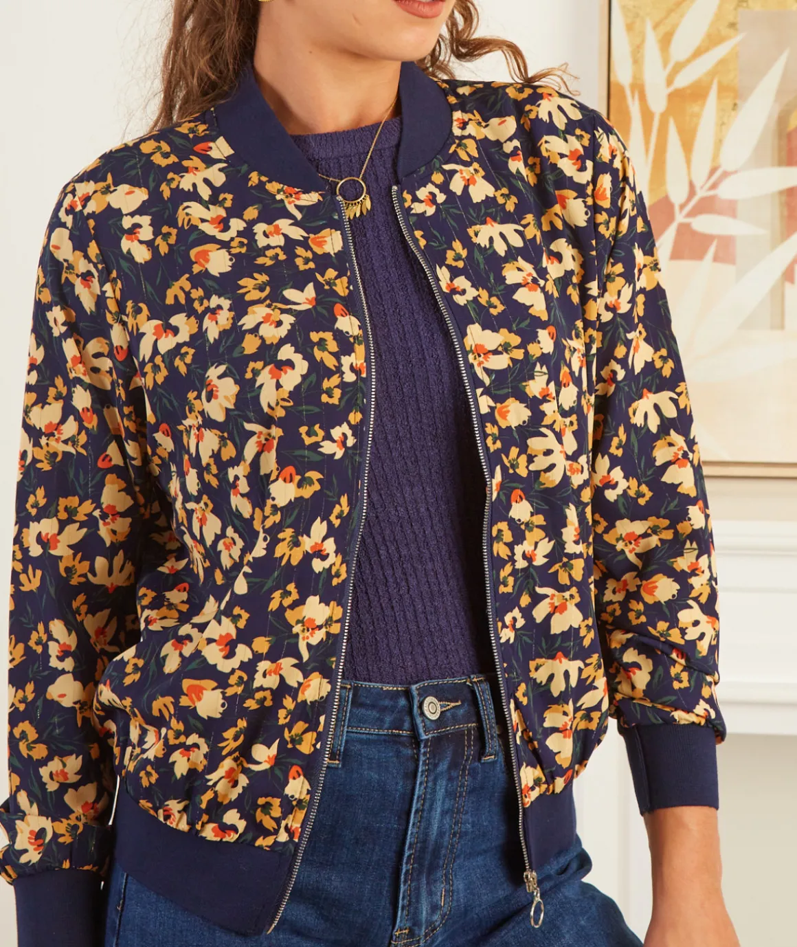 Vestes>La boutique de Lilie BOMBERS MONA Marine