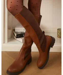 Boots & Bottes>La boutique de Lilie BOTTE FARAH Camel