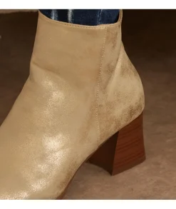 Boots & Bottes>La boutique de Lilie BOTTINE SELINA Champagne