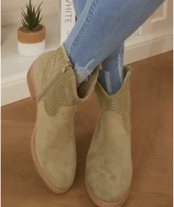 Boots & Bottes>La boutique de Lilie BOTTINE TARA Vertdeau