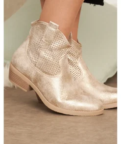 Boots & Bottes>La boutique de Lilie BOTTINE VIRGINIE Dore