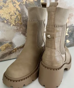 Boots & Bottes>La boutique de Lilie BOTTINES LAURIE Beige