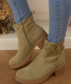 Boots & Bottes>La boutique de Lilie BOTTINES LUCIE Vertdeau