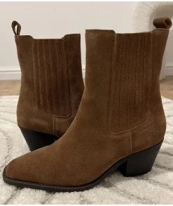 Boots & Bottes>La boutique de Lilie BOTTINES MARIE EN CUIR Camel