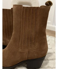 Boots & Bottes>La boutique de Lilie BOTTINES MARIE EN CUIR Camel