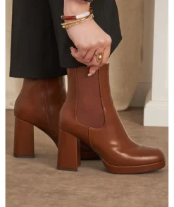 Boots & Bottes>La boutique de Lilie BOTTINES OLIVINE Camel