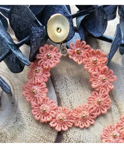 Bijoux>La boutique de Lilie BOUCLE D'OREILLE ANGELIQUE Orange