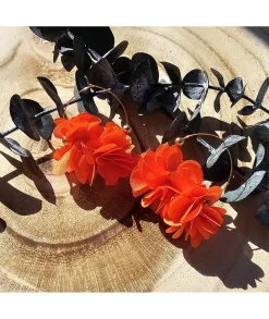 Bijoux>La boutique de Lilie BOUCLE D'OREILLE ZORA Orange