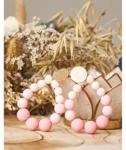 Bijoux>La boutique de Lilie BOUCLES D OREILLES AZELIE Nuancefushia