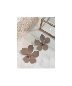 Bijoux>La boutique de Lilie BOUCLES D'OREILLES BLANDINE Taupe