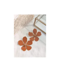 Bijoux>La boutique de Lilie BOUCLES D'OREILLES BLANDINE Rouille