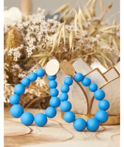 Bijoux>La boutique de Lilie BOUCLES D'OREILLES MILA Bleuelectrique