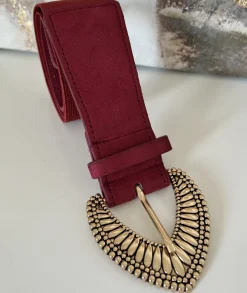 Ceintures>La boutique de Lilie CEINTURE FAUSTINE Bordeaux