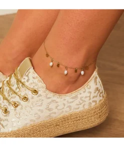 Bijoux>La boutique de Lilie CHAÎNE DE CHEVILLE ANGELA Dore