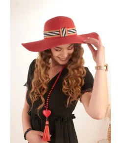 Lingerie & Bain|Sacs / Idées Cadeaux>La boutique de Lilie CHAPEAU GABRIELLE Rouge