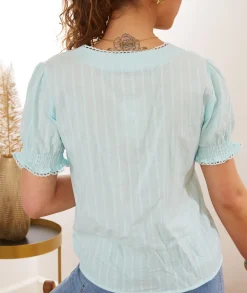 Chemises>La boutique de Lilie CHEMISE AMBRINE Bleuciel