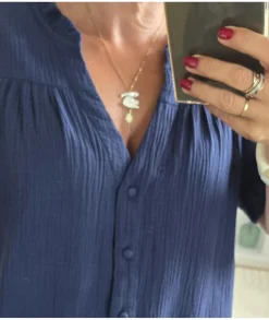 Chemises>La boutique de Lilie CHEMISE BEATRICE Marine