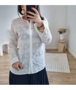 Chemises>La boutique de Lilie CHEMISE BERNADETTE Blanc