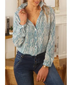 Chemises>La boutique de Lilie CHEMISE EGLANTINE Vert