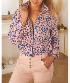 Chemises>La boutique de Lilie CHEMISE EMIE Marine