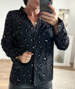 Chemises>La boutique de Lilie CHEMISE ERLESTINE Noir