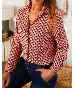 Chemises>La boutique de Lilie CHEMISE EVELYNE Rouge