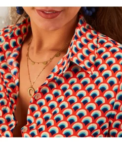 Chemises>La boutique de Lilie CHEMISE EVELYNE Rouge