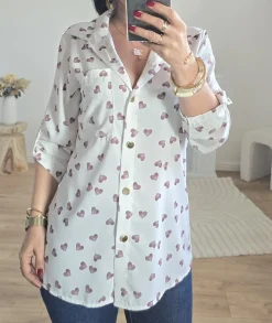 Chemises>La boutique de Lilie CHEMISE FATIMA Blanc