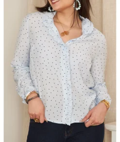 Chemises>La boutique de Lilie CHEMISE GLORIA Bleuciel