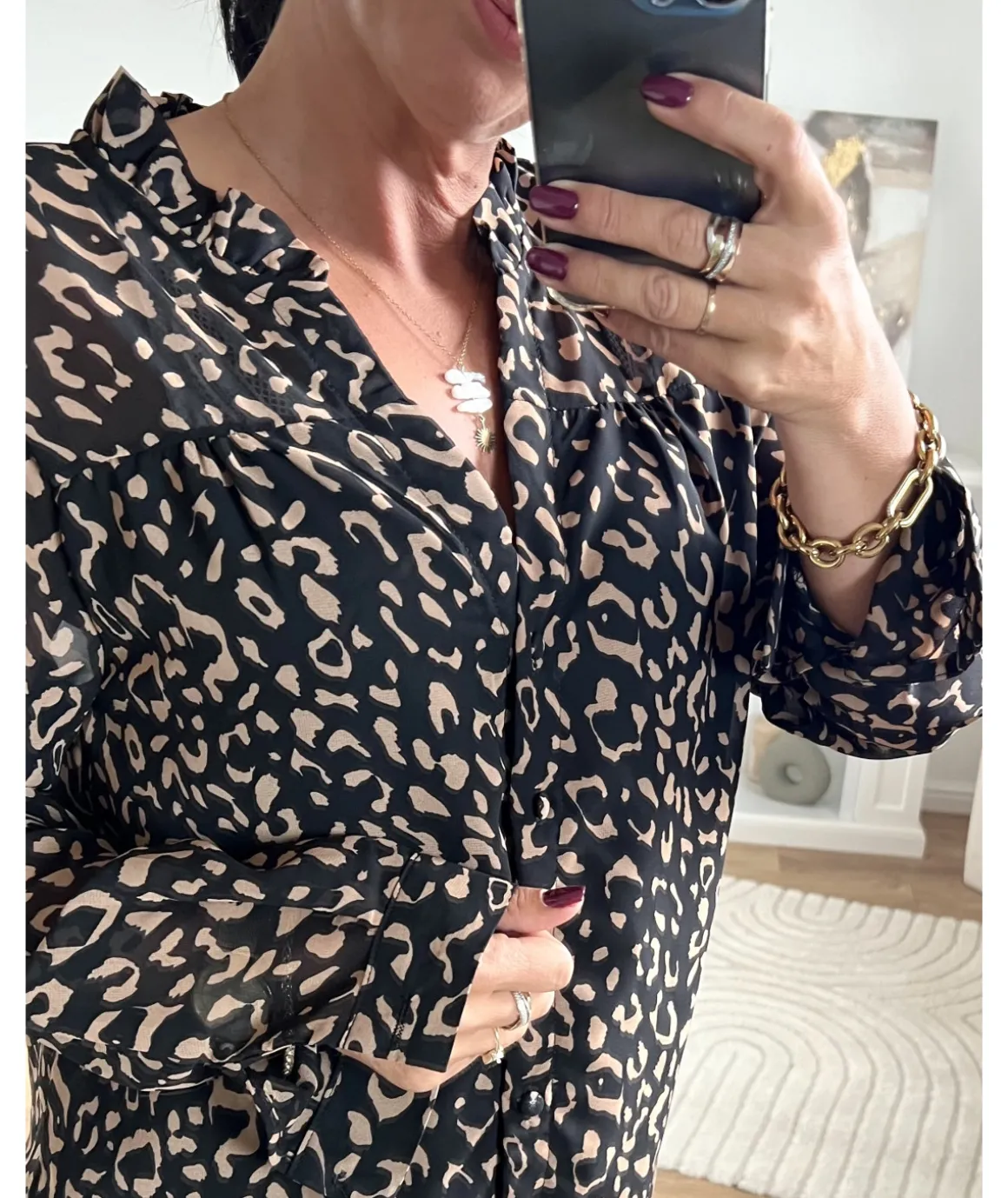 Chemises>La boutique de Lilie CHEMISE GWENOLA Noir