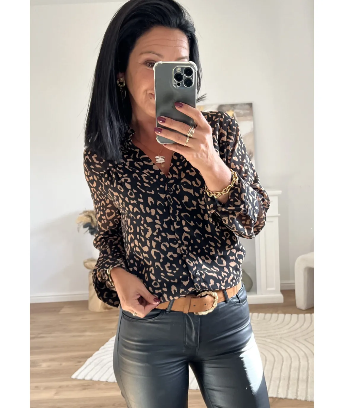 Chemises>La boutique de Lilie CHEMISE GWENOLA Noir
