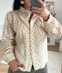 Chemises>La boutique de Lilie CHEMISE GWENOLA Beige