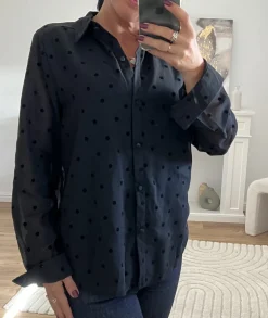 Chemises>La boutique de Lilie CHEMISE ISABELLE Noir