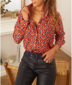 Chemises>La boutique de Lilie CHEMISE JELENA Rouge