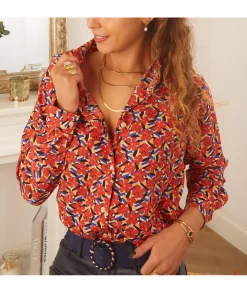 Chemises>La boutique de Lilie CHEMISE JELENA Rouge